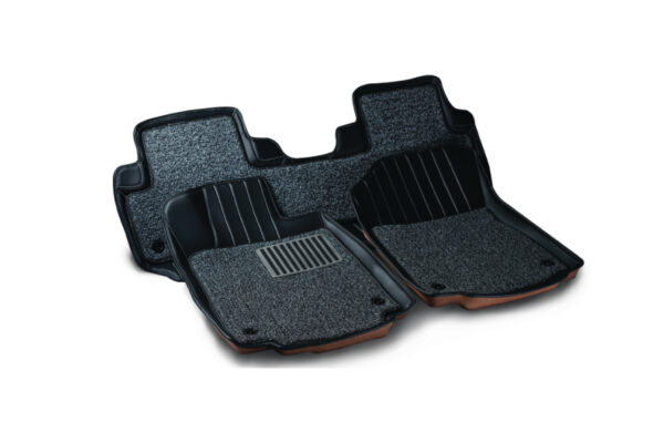 Automotive Floor Mats Black Universal Fit Heavy Duty Rubber fits Most Cars, SUVs, and Trucks