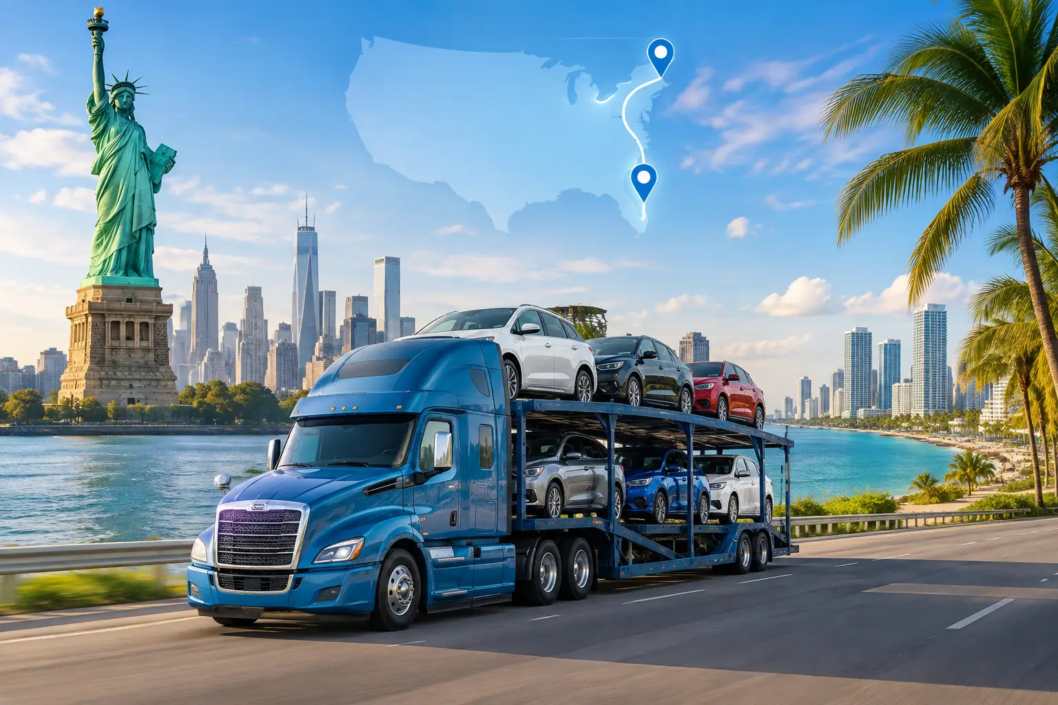 New York to Florida Car Shipping Made Clear